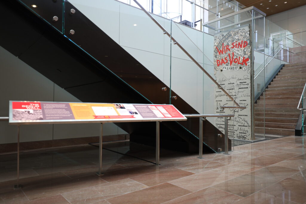 The Signature Segment of the Berlin Wall exhibit