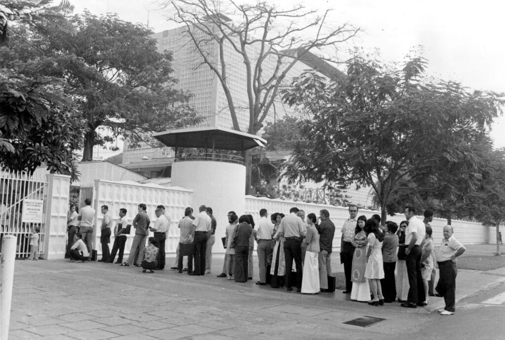 U.S. Embassy Saigon Fall of Saigon April 1975