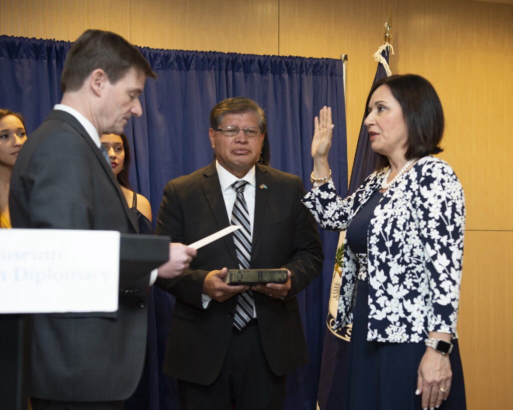 Ambassador Carmen Gloria Cantor swearing-in