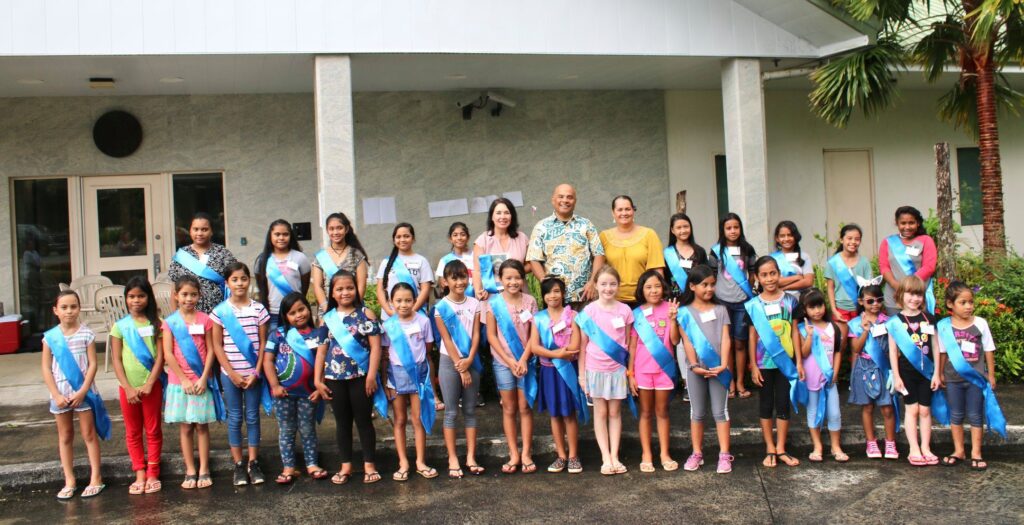 Ambassador Cantor President David W. Panuelo girl scouts