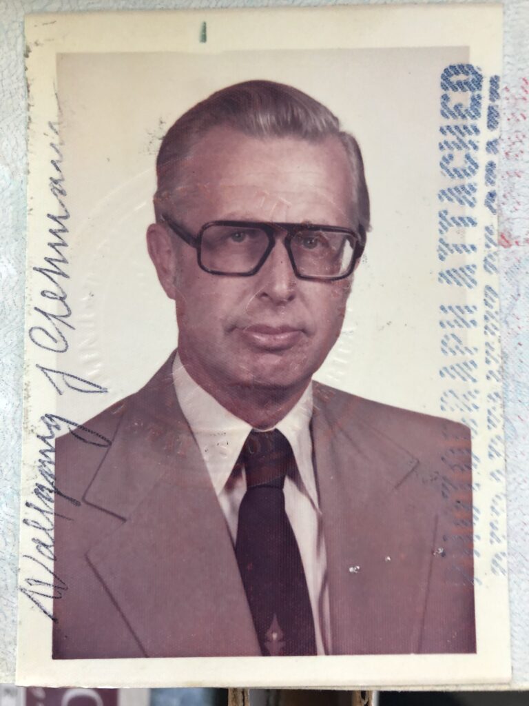 Passport photo of Wolfgang J. Lehmann National Museum of American Diplomacy