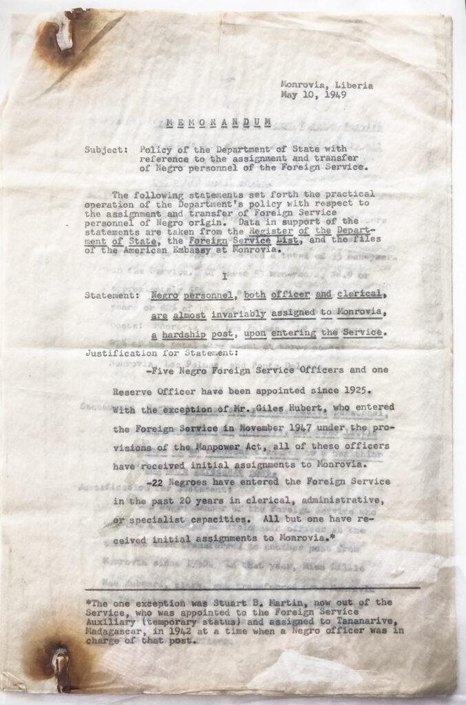 Negro Circuit Foreign Service Edward R. Dudley