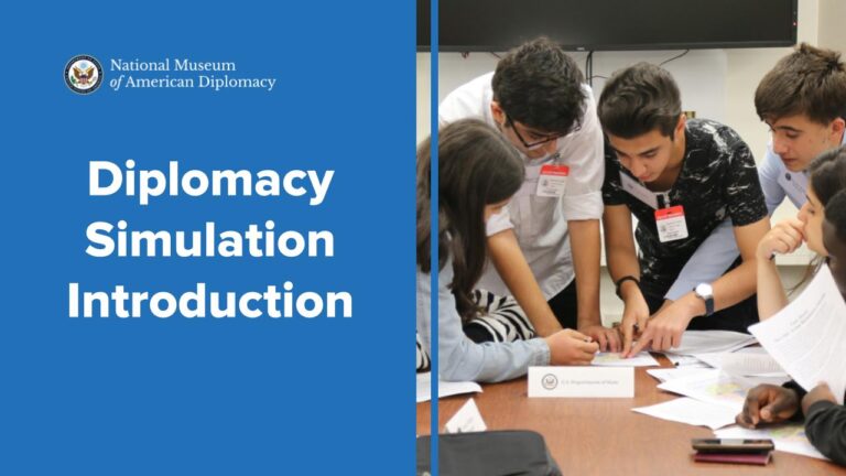 Diplomacy Simulations - The National Museum Of American Diplomacy