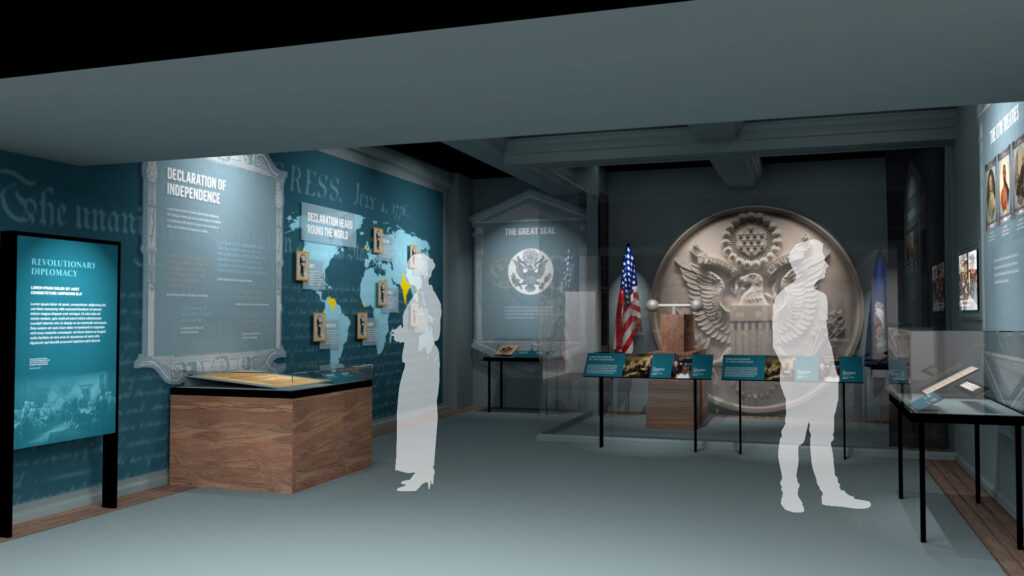 Rendering of Revolutionary Diplomacy Gallery