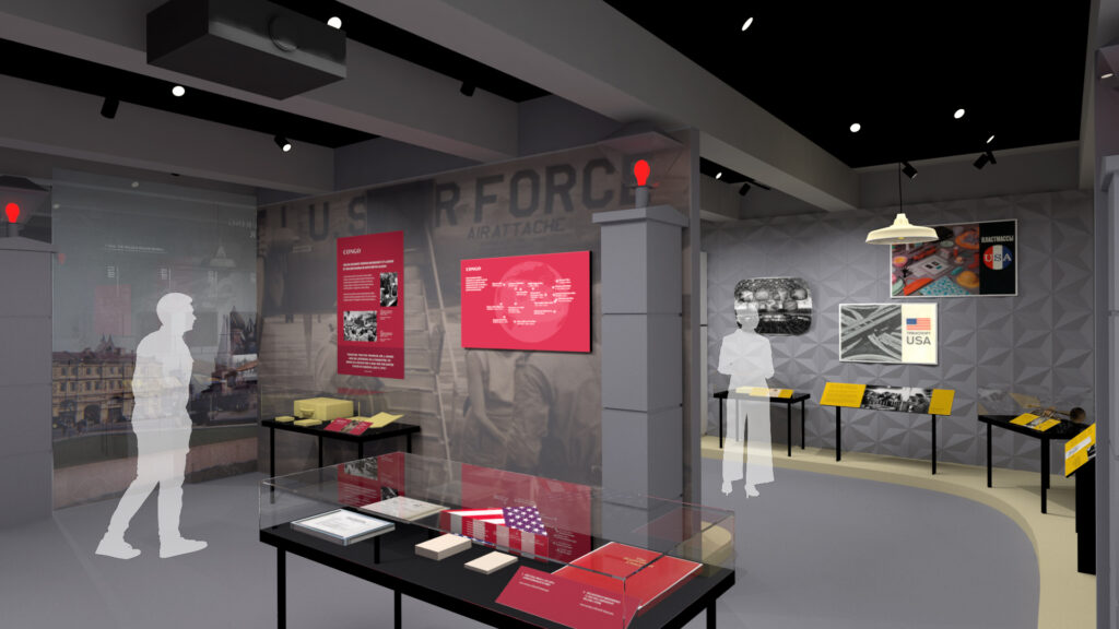 Rendering of Cold War Gallery