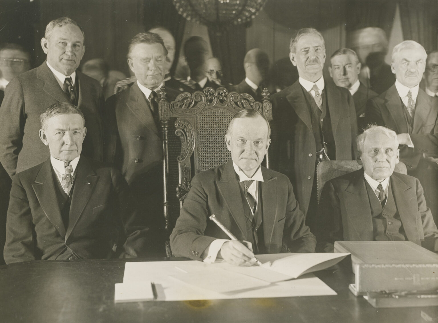 The Kellogg Briand Pact The Aspiration For Global Peace And Security   Signings 01 Group 1536x1134 