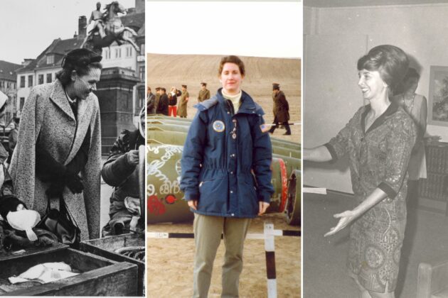 A collage of Eugenie Anderson, Eileen Malloy, and Patti Morton