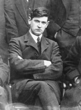 Michael Collins was a leading figure in the struggle for Irish independence. He was killed in 1922 during the Irish Civil War that followed the Irish War of Independence. Public domain.