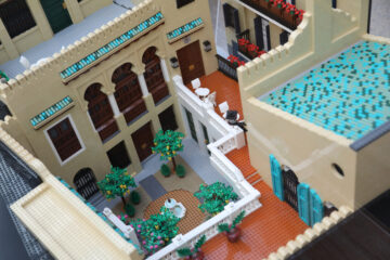 Lego model of the Tangier legation