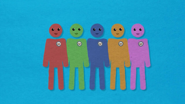 5 figuras coloridas