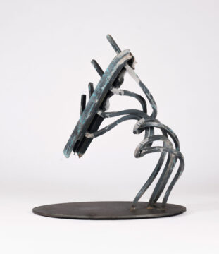 twisted steel sculpture