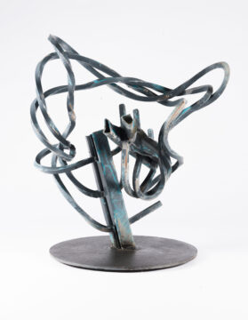 twisted steel sculpture