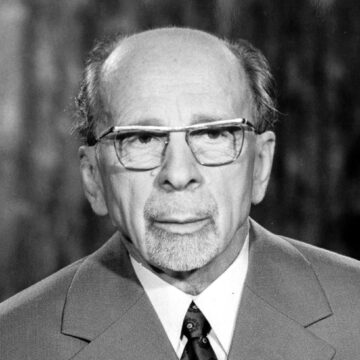 Porträtaufnahme von Walter Ulbricht