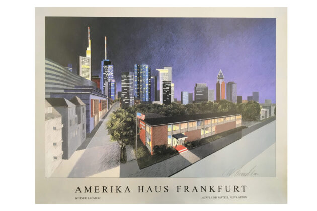 Poster: Amerika Haus in Frankfurt