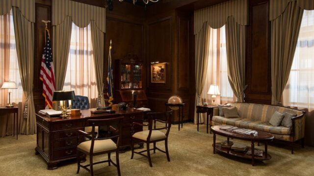 A replica of the Secretary of State's office used in the show Madam Secretary