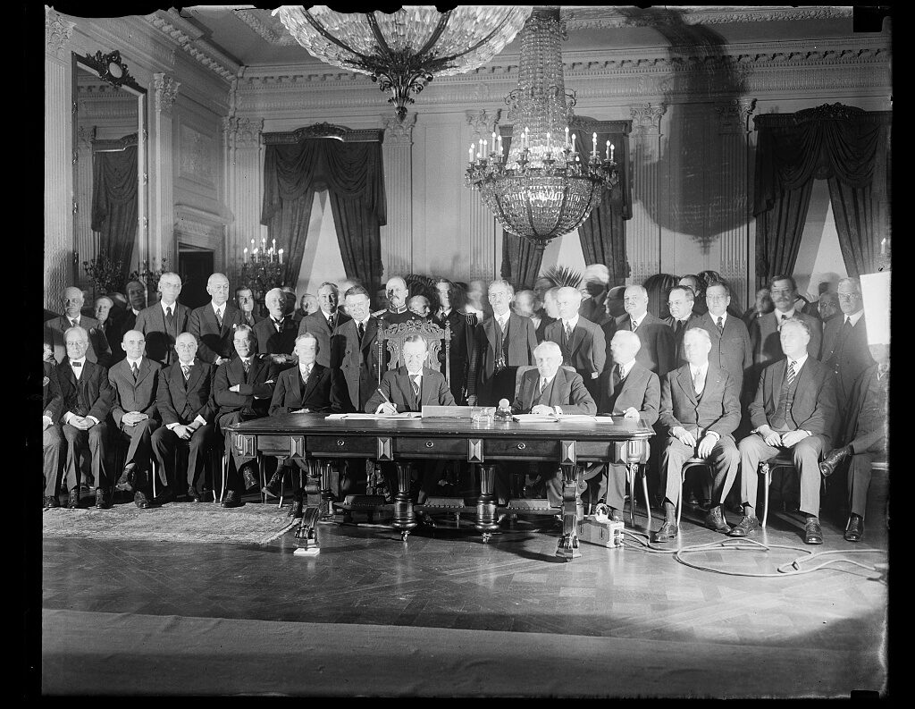 The Kellogg Briand Pact The Aspiration For Global Peace And Security   Kellogg Signing 1600x900 C 