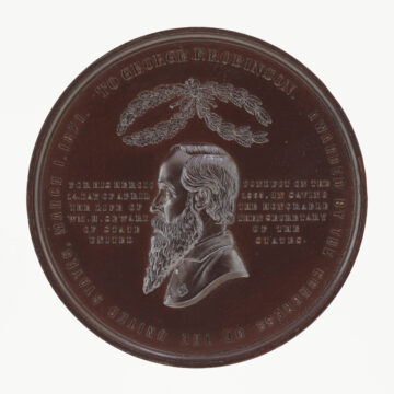 1871 Medal Commemorating George Robinson front