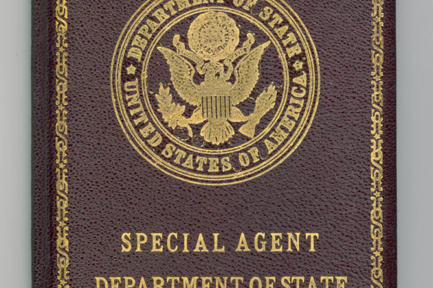 Joseph Nye's Special Agent Credentials
