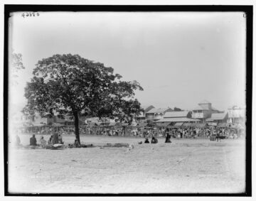 A market in Port-au-Prince (1890-1901). Courtesy of the Library of Congress.