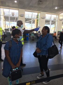 In early April, the U.S. Embassy in Trinidad and Tobago helped repatriate American citizens on a charter flight to the United States with support from the Piarco International Airport staff.