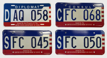 Diplomatic License Plates