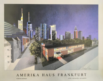 Amerika Haus Frankfurt Poster