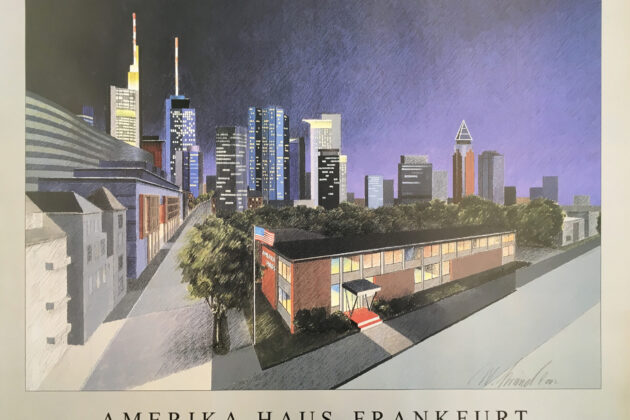 Amerika Haus Frankfurt Poster