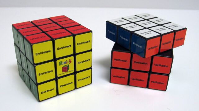 Two Rubik's cubes