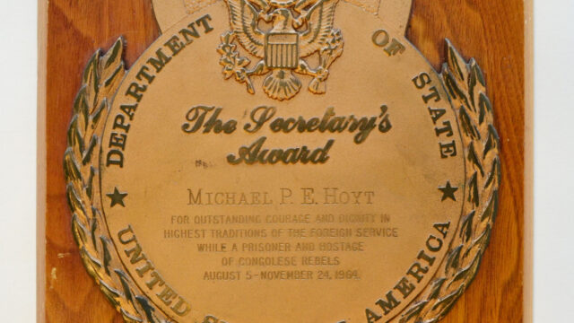 The Secretary's Award for Michael Hoyt