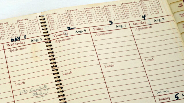 Michael Hoyt's Day Planner