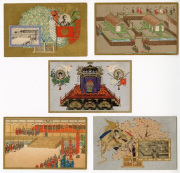 Japanese Coronation Postcards