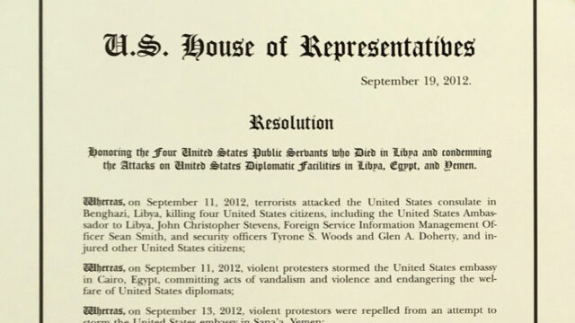 Signed Copy of House Resolution 786