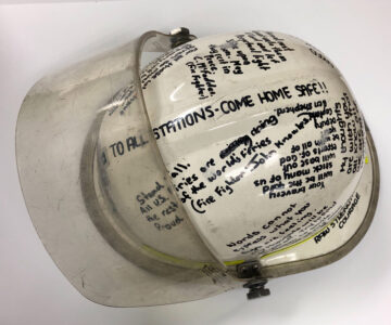 Inscribed Firefighter's Helmet