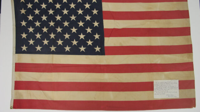U.S. Flag Flown For Hostages